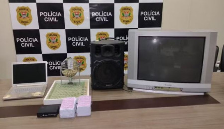 PolÃ­cia Civil fecha bingo clandestino apÃ³s receber denÃºncia, em Presidente Prudente