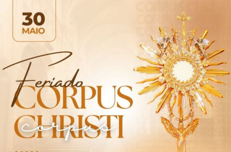 Saiba o que abre e o que fecha no feriado de Corpus Christi em Osvaldo Cruz