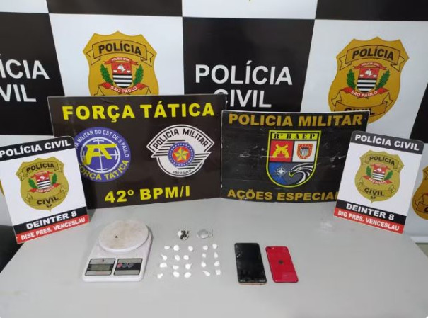 Operação policial intercepta irmãos suspeitos de envolvimento com tráfico de drogas em Presidente Epitácio