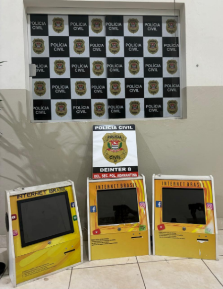 PolÃ­cia Civil realiza operaÃ§Ã£o de combate a mÃ¡quinas de jogos de azar em Osvaldo Cruz