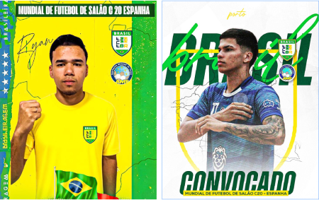 Dois atletas lucelienses estarÃ£o na seleÃ§Ã£o brasileira no mundial de futsal na Espanha