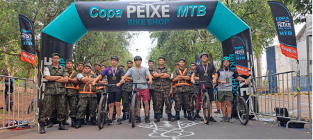 Tiro de Guerra de Osvaldo Cruz participa da grande final da 2Âª COPA PEIXE BIKE SHOP MTB 2024 na cidade de Osvaldo Cruz-SP