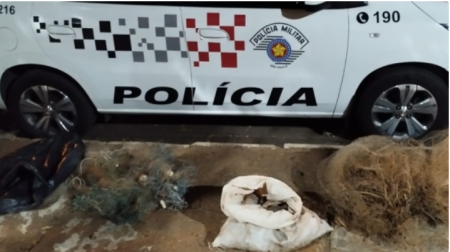 Trio Ã© preso pela PolÃ­cia Militar em Adamantina apÃ³s furto de peixes de propriedade particular