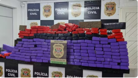 ApÃ³s fugir de abordagem policial, motorista abandona carro com 200kg de maconha em Presidente Venceslau 