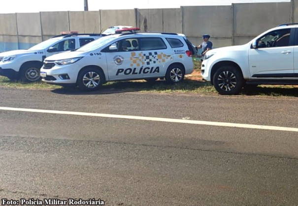 Polícia Rodoviária realiza captura de procurado da justiça na SP-483