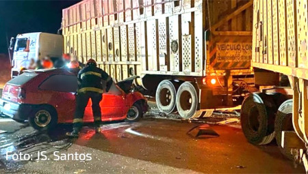 TrÃªs bastenses recebem atendimento mÃ©dico apÃ³s acidente na rodovia Bastos - Iacri