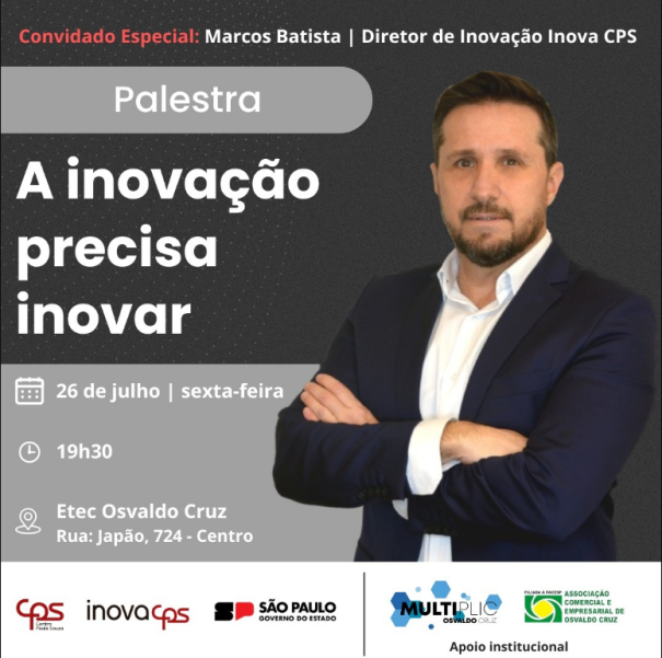 ETEC Amim Jundi de OC realiza palestra inédita sobre inovação na região