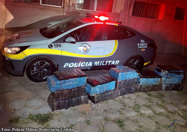 Polícia Rodoviária prende homem com 304 kg de maconha na rodovia Assis Chateaubriand