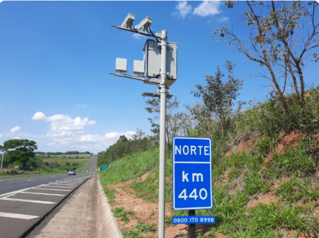 Ipem-SP aprova radar aferido na Rodovia Homero Severo Lins, em Rancharia