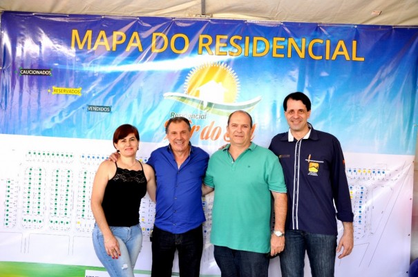 Realizado com grande sucesso o lanamento do Residencial Pr do Sol em Inbia Paulista