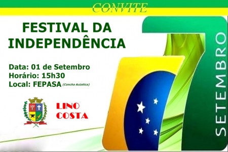 Festival da Independência acontece neste sábado em Osvaldo Cruz