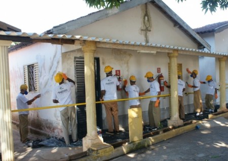 Sede do Lar dos Velhos de Adamantina é revitalizada por reeducandos do CPP de Pacaembu