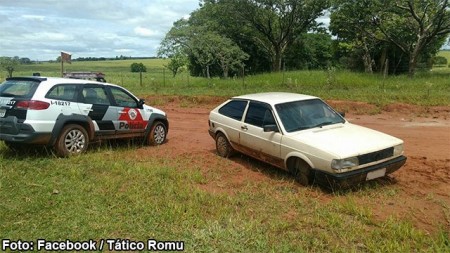 Gol furtado em Rancharia e localizado em vicinal de João Ramalho