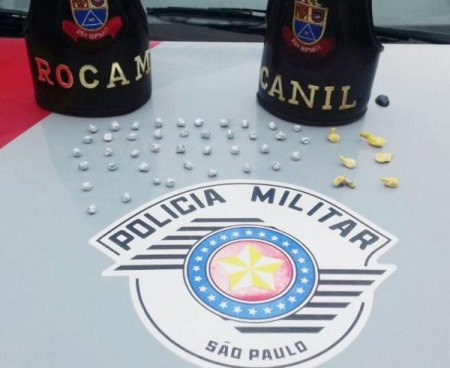 Polícia Militar prende dois por tráfico e apreende crack e cocaína 