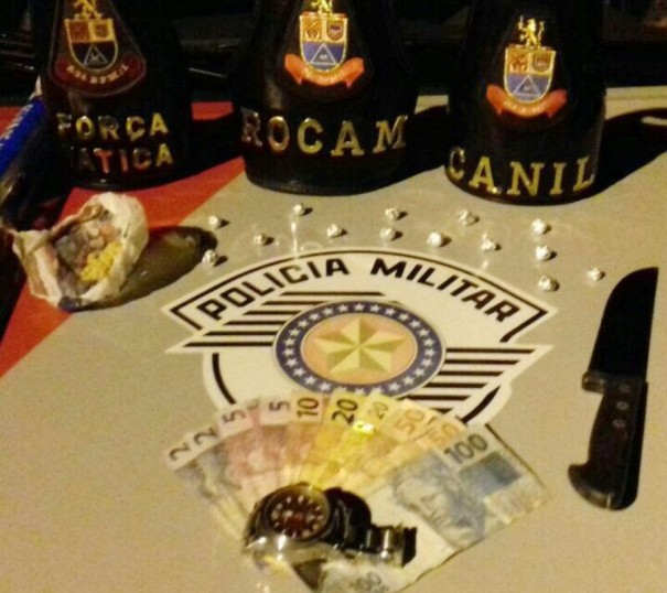 Policial Militar leva facada ao abordar suspeito de trfico de droga em Osvaldo Cruz