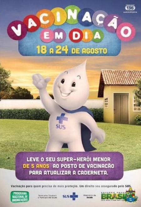 Campanha de atualização da Carteira de Vacinação começa em Agosto