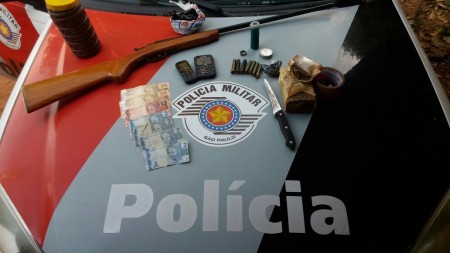 Polícia Militar realiza flagrante de tráfico na zona rural de Osvaldo Cruz