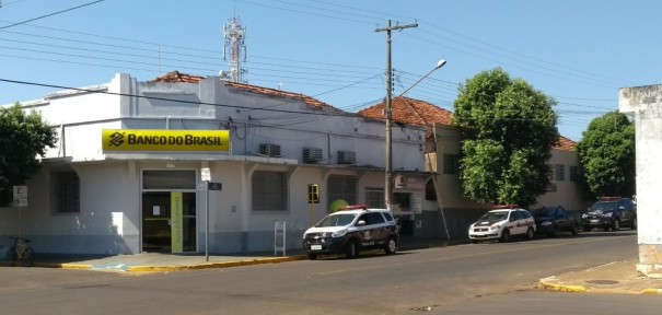 Agncia do Banco do Brasil  alvo de furto em Nova Guataporanga