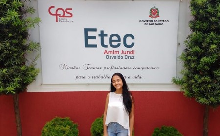 Aluna da Etec Amim Jundi é destaque em Concurso de Frases de Trânsito