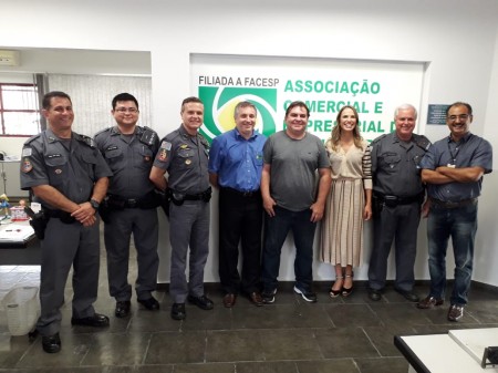 ACEOC recebe visita de representantes da PM e Juíza da 1ª Vara da Comarca