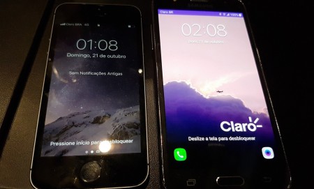 Usuários relatam que celulares foram adiantados para o horário de verão