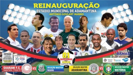  Iniciativa privada e colaboradores promovem reinauguração do Estádio Municipal de Adamantina