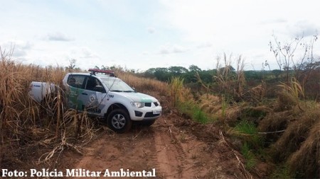 Polícia Militar Ambiental constata queimada na zona rural de Rinópolis