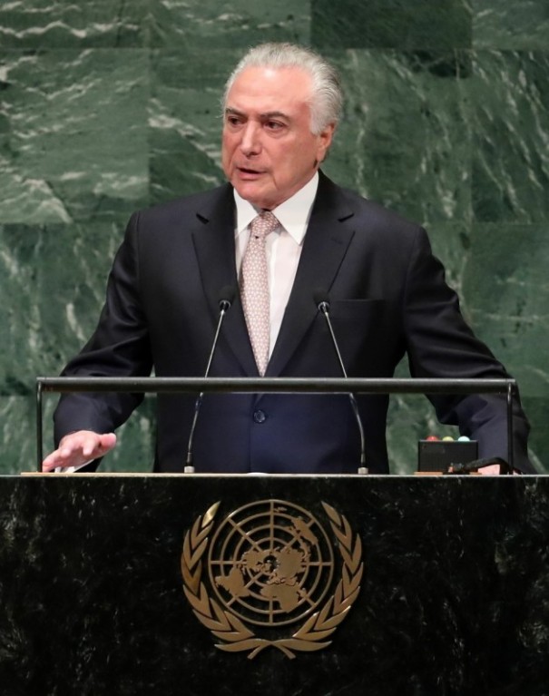 Na ONU, Temer destaca isolacionismo, intolerncia e unilateralismo como desafios para integridade da ordem mundial