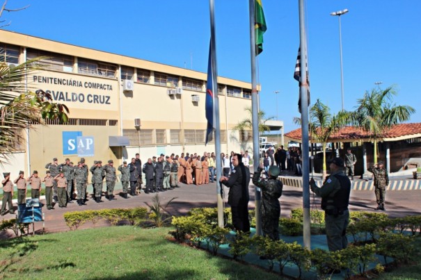 Unidade Prisional de Osvaldo Cruz realiza solenidade no Dia da Independncia