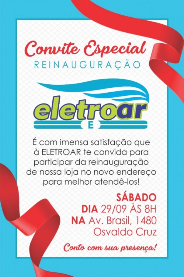 Eletroar inaugura nova loja neste sbado (29)